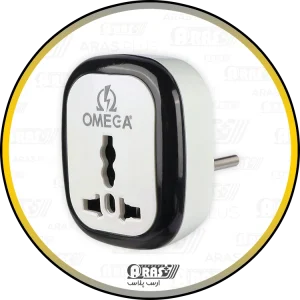 arasplus omega m102 10a 3to2 eu plug coverter