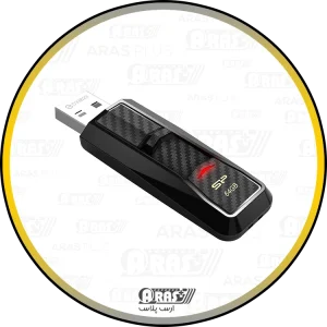 arasplus silicon power blaze b50 64gb upto 240mbs led slidable plastic casing usb3 flash drive