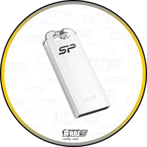 arasplus silicon power touch t03 64gb with strap chain stainless steel casing usb2 flash drive